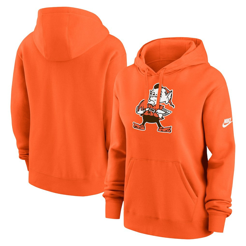 Cleveland Browns Women's Club Fleece Hoodie Orange - Nike
