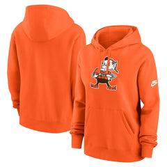 Cleveland Browns Women's Club Fleece Hoodie Orange - Nike