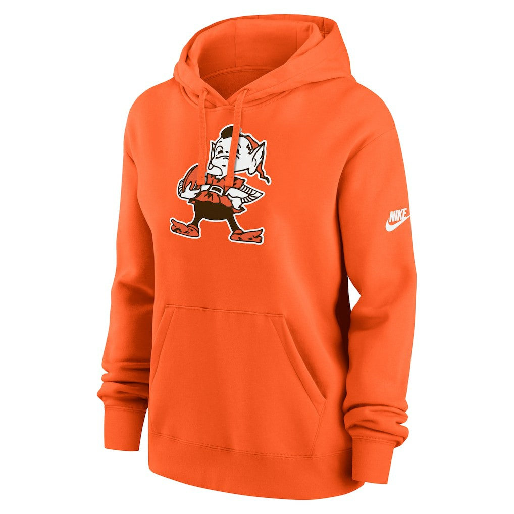 Cleveland Browns Women's Club Fleece Hoodie Orange - Nike