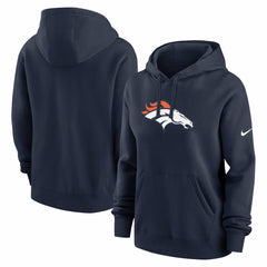 Denver Broncos Women's Club Fleece Hoodie Navy - Nike