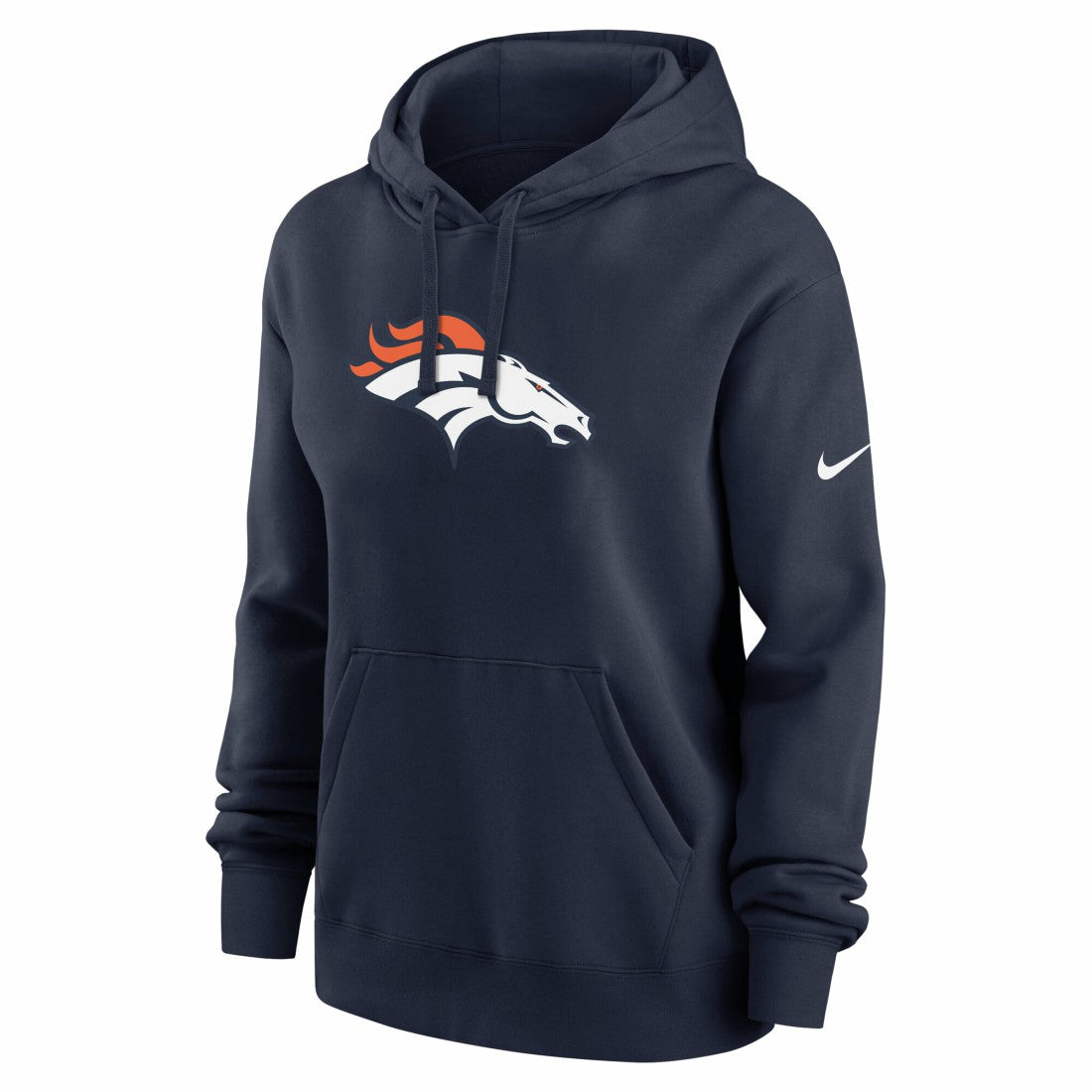 Denver Broncos Women's Club Fleece Hoodie Navy - Nike