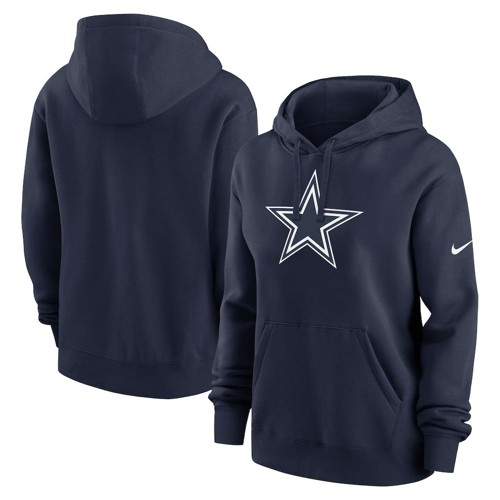 Dallas Cowboys Women's Club Fleece Hoodie Navy - Nike
