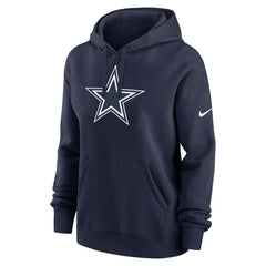 Dallas Cowboys Women's Club Fleece Hoodie Navy - Nike