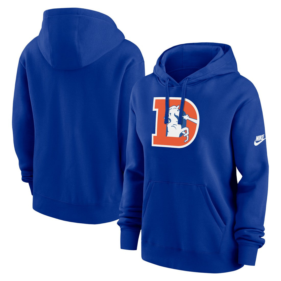 Denver Broncos Women's Club Fleece Hoodie Royal - Nike