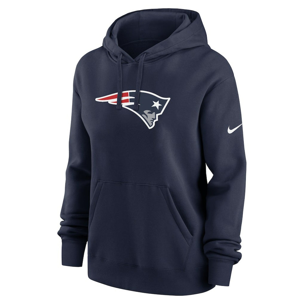 New England Patriots Women's Club Fleece Hoodie Navy - Nike