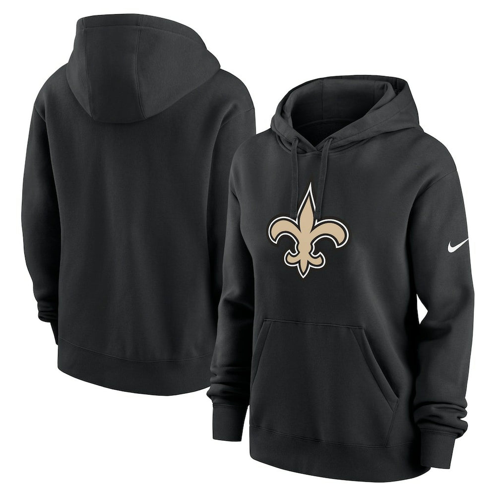 New Orleans Saints Women's Club Fleece Hoodie Black - Nike