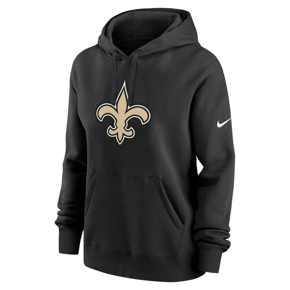 New Orleans Saints Women's Club Fleece Hoodie Black - Nike
