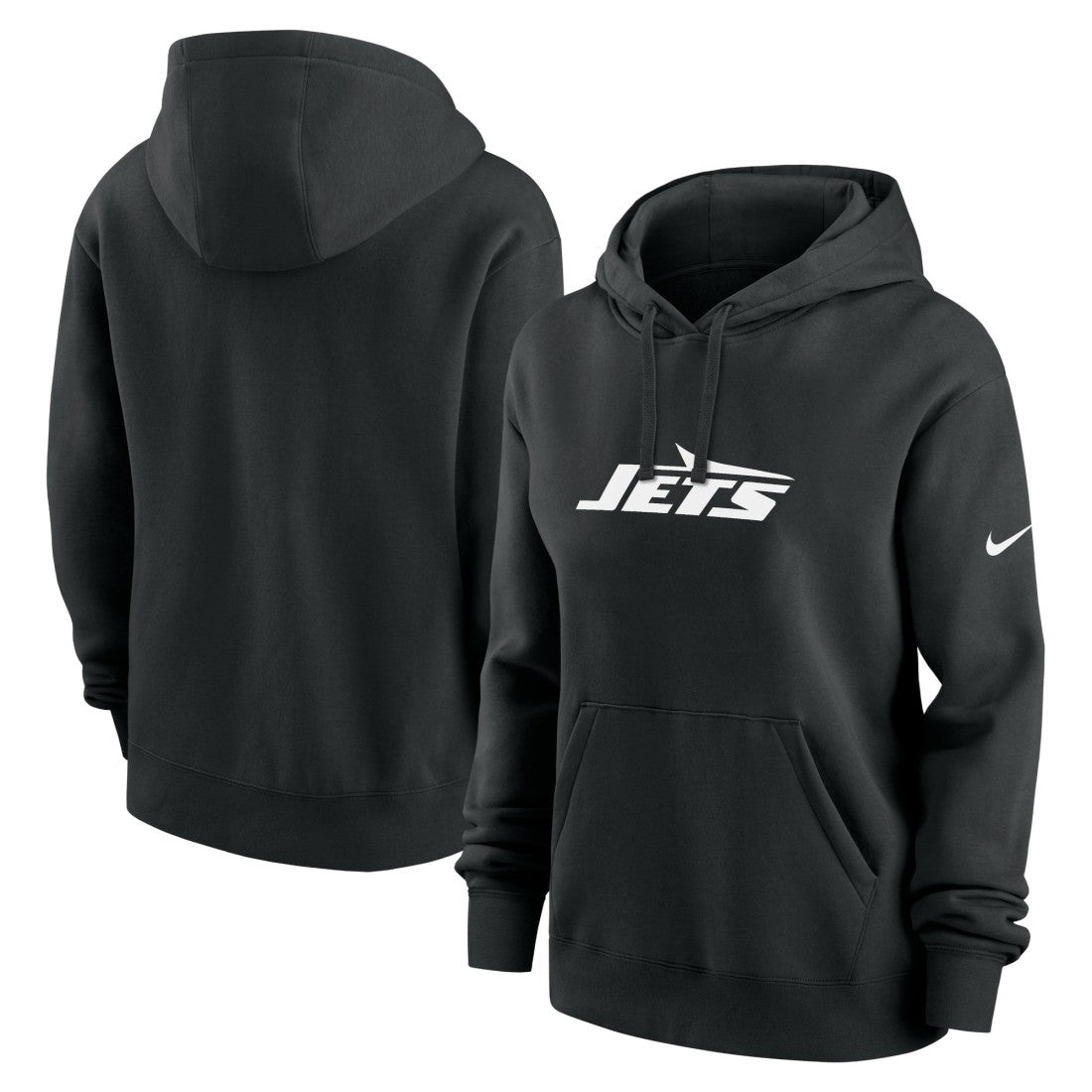 New York Jets Women's Club Fleece Hoodie Black - Nike