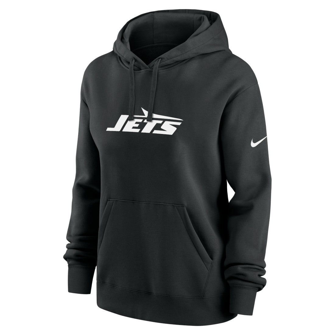 New York Jets Women's Club Fleece Hoodie Black - Nike