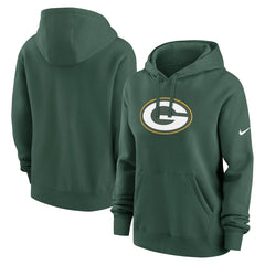 Green Bay Packers Women's Club Fleece Hoodie Green - Nike