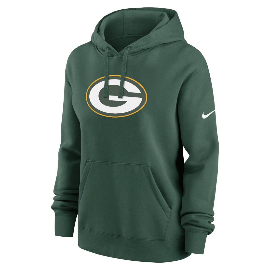 Green Bay Packers Women's Club Fleece Hoodie Green - Nike