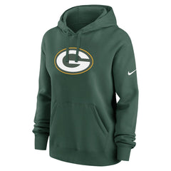 Green Bay Packers Women's Club Fleece Hoodie Green - Nike