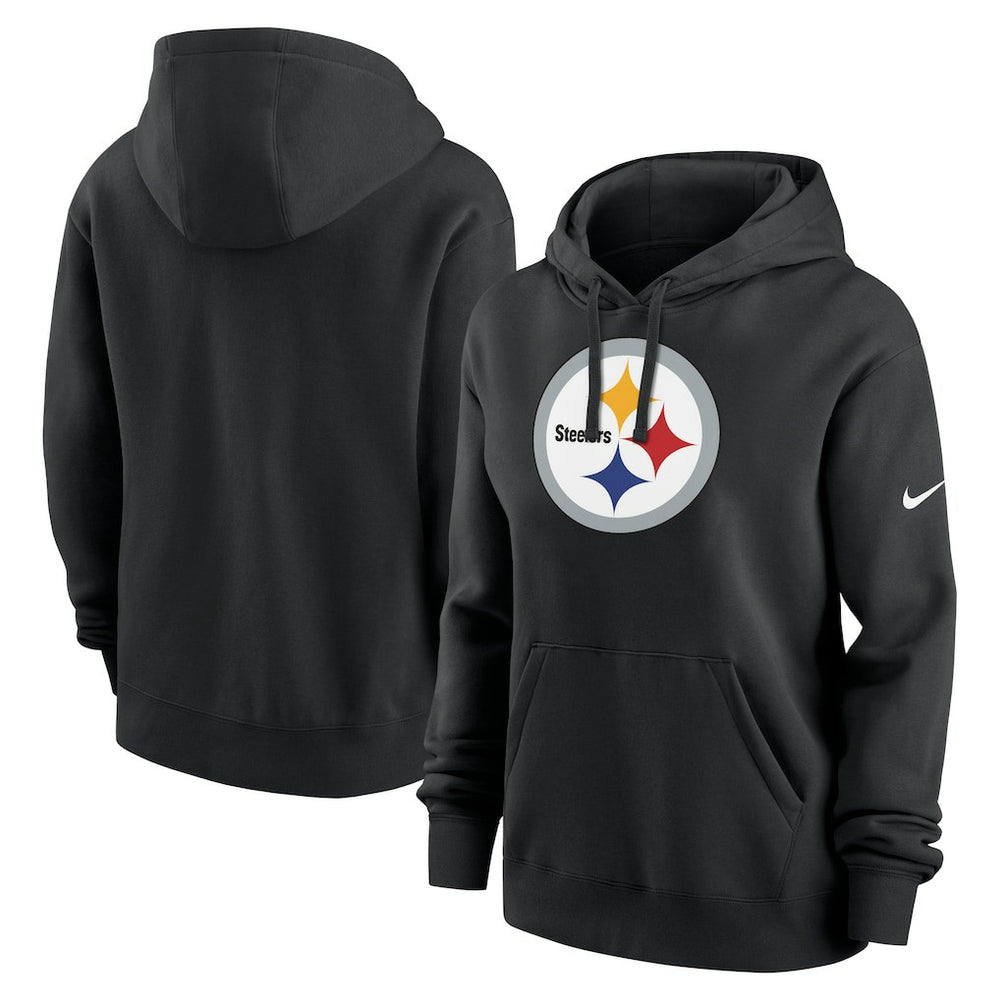 Pittsburgh Steelers Women's Club Fleece Hoodie Black - Nike