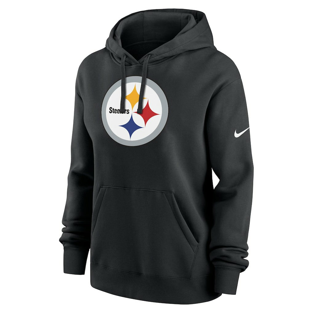 Pittsburgh Steelers Women's Club Fleece Hoodie Black - Nike