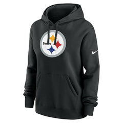 Pittsburgh Steelers Women's Club Fleece Hoodie Black - Nike
