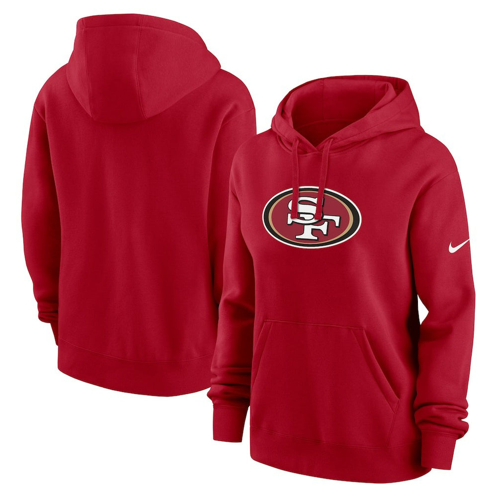 San Francisco 49ers Women's Club Fleece Hoodie Scarlet - Nike