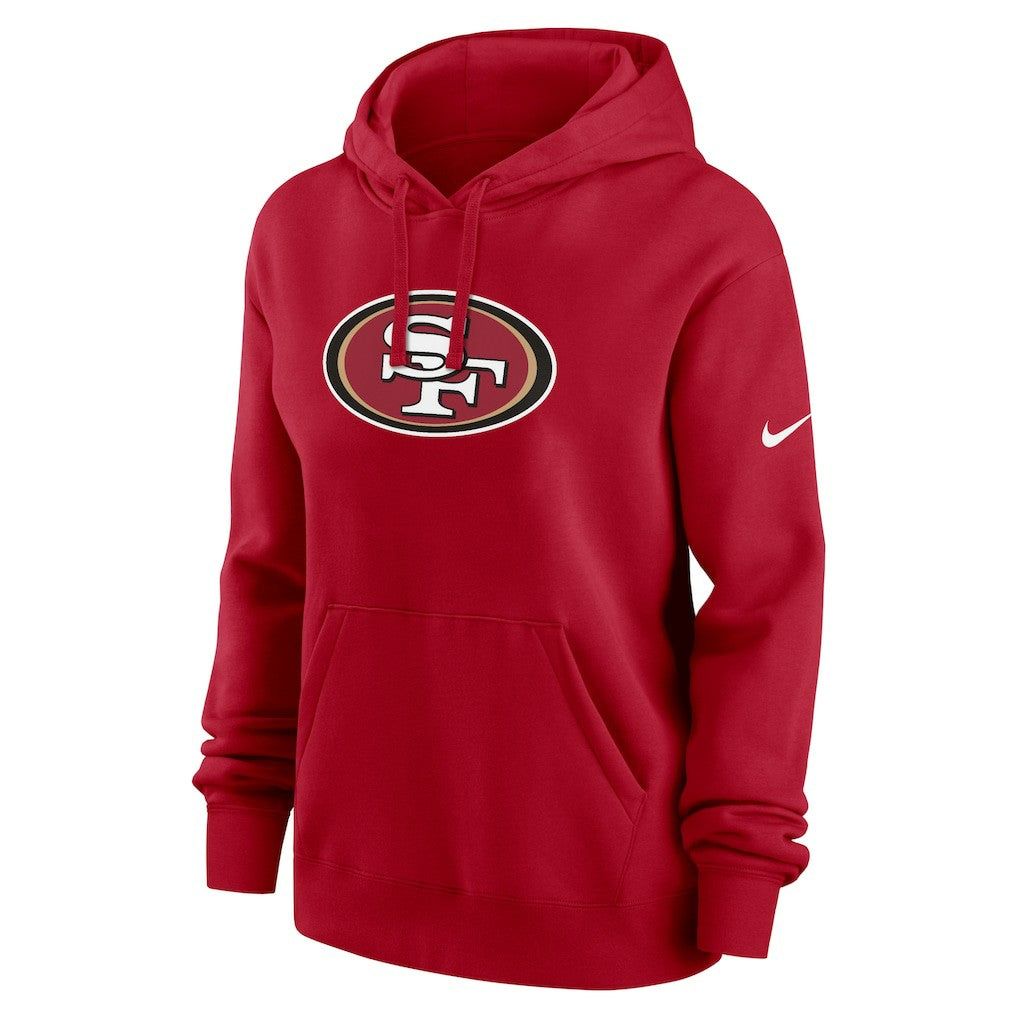 San Francisco 49ers Women's Club Fleece Hoodie Scarlet - Nike