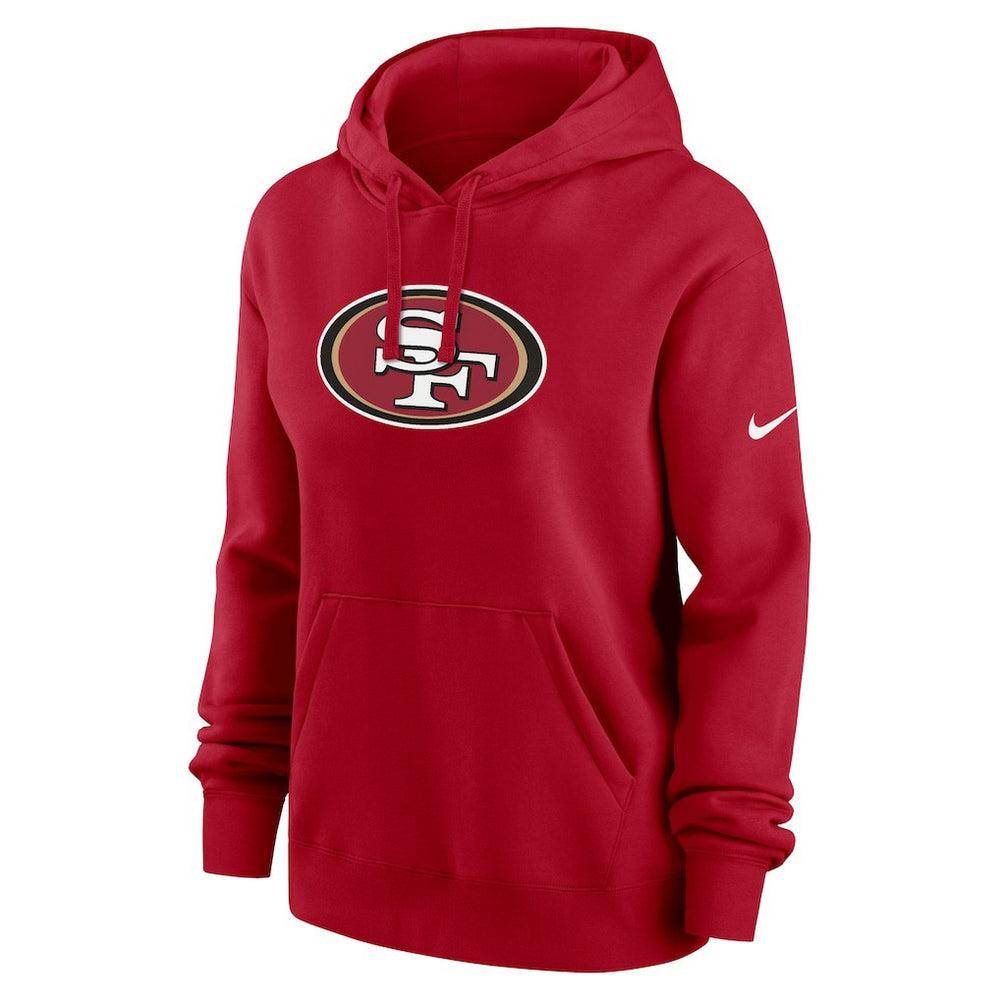San Francisco 49ers Women's Club Fleece Hoodie Scarlet - Nike