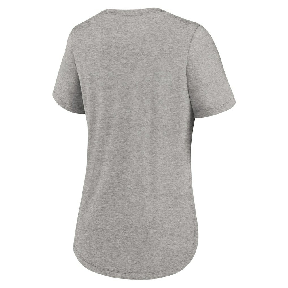 New York Jets Women's Team Shout-Out Tri-Blend T-Shirt Heather Gray - Nike