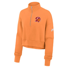 Tampa Bay Buccaneers Women's Rewind Phoenix Half-Zip Sweatshirt Orange - Nike