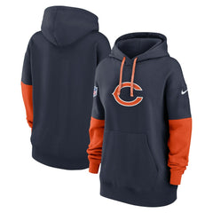 Chicago Bears Women's Sideline Essential Hoodie Navy - Nike