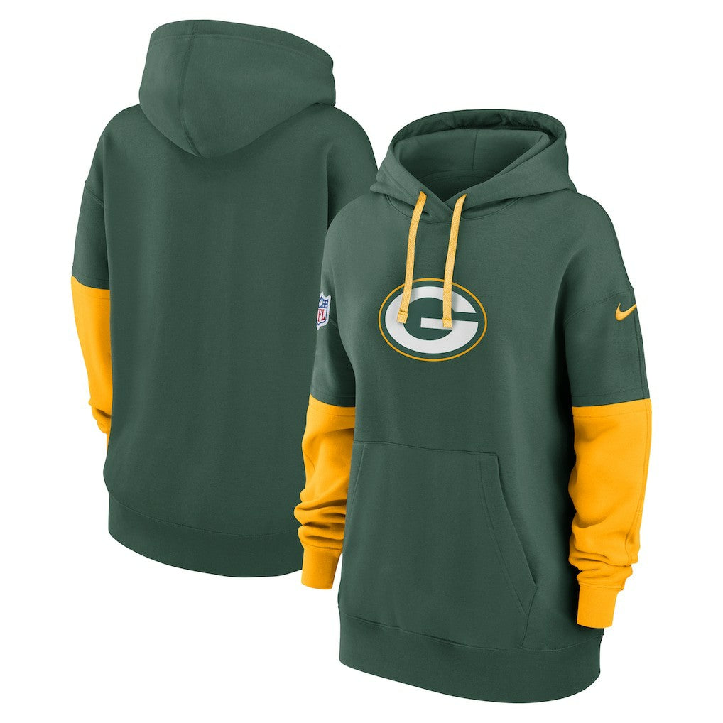 Green Bay Packers Women's Sideline Essential Hoodie Green - Nike