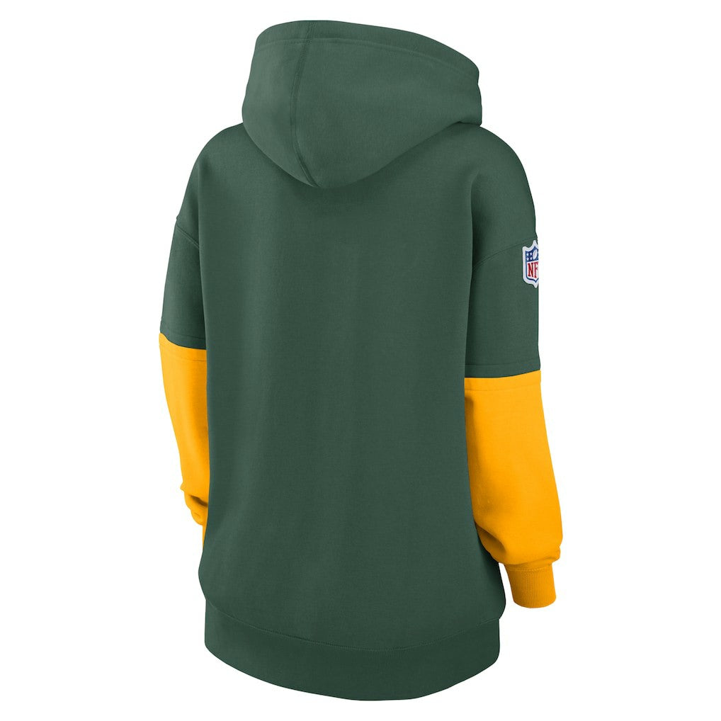 Green Bay Packers Women's Sideline Essential Hoodie Green - Nike