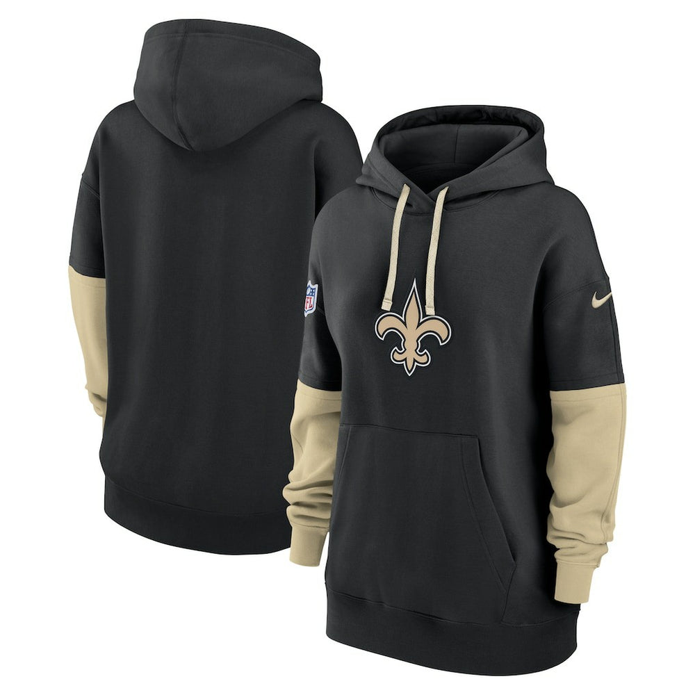 New Orleans Saints Women's Sideline Essential Hoodie Black - Nike