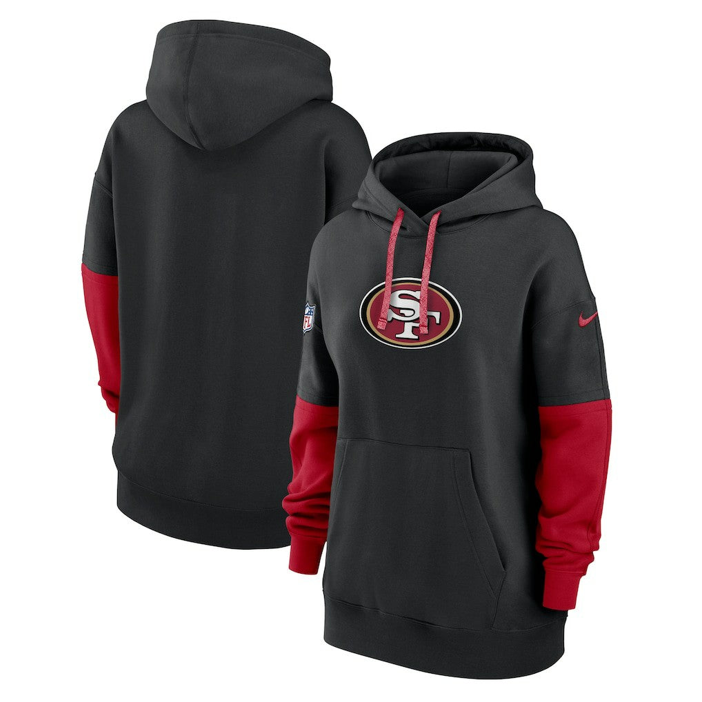 San Francisco 49ers Women's Sideline Essential Hoodie Black - Nike