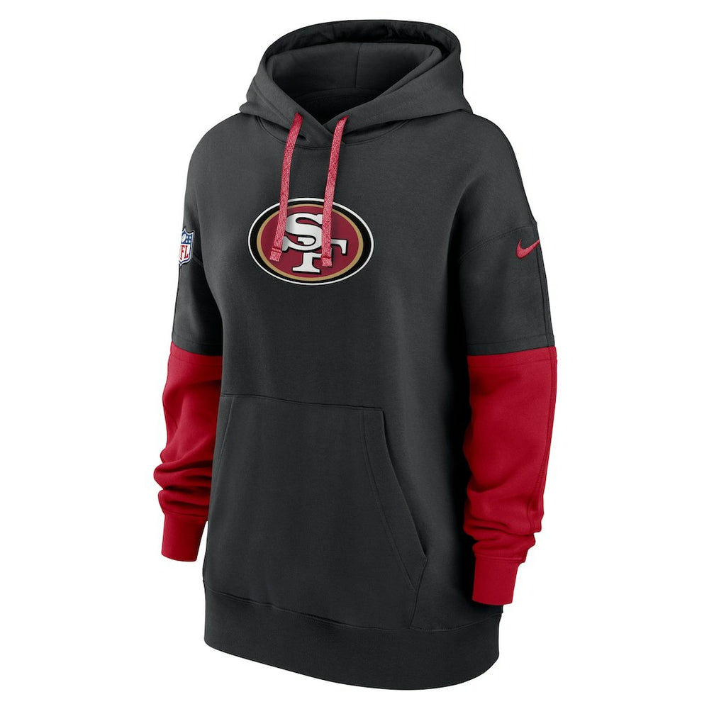 San Francisco 49ers Women's Sideline Essential Hoodie Black - Nike