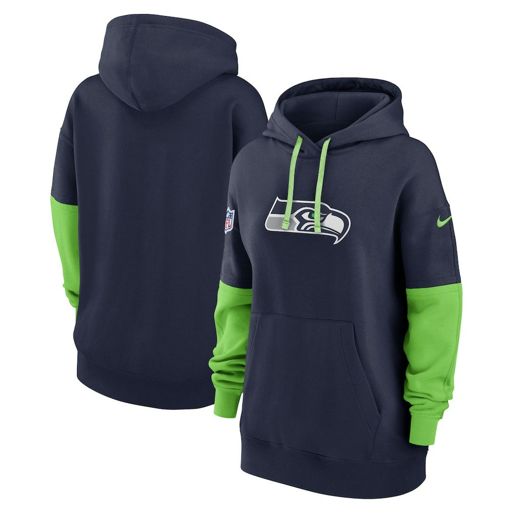 Seattle Seahawks Women's Sideline Essential Hoodie College Navy - Nike