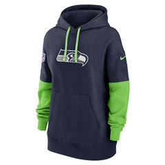 Seattle Seahawks Women's Sideline Essential Hoodie College Navy - Nike