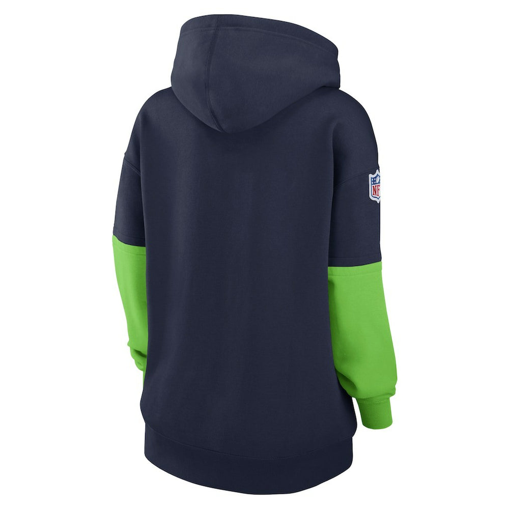 Seattle Seahawks Women's Sideline Essential Hoodie College Navy - Nike