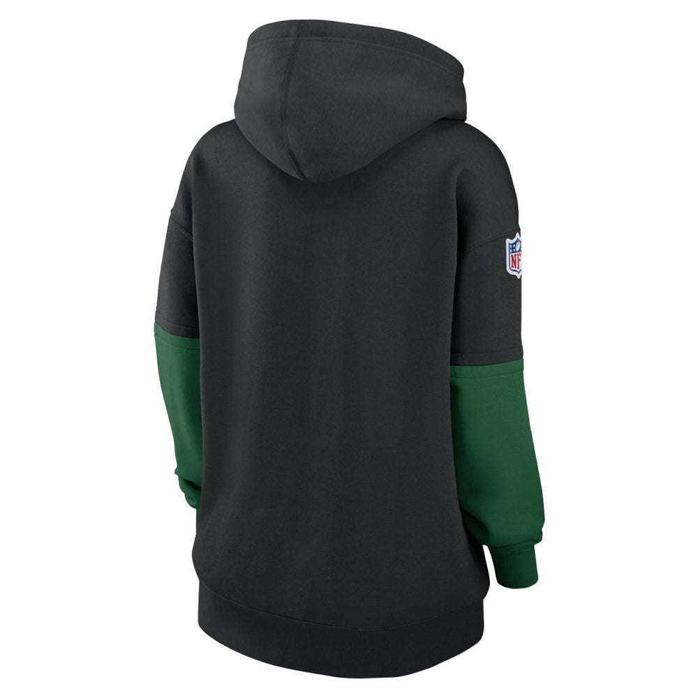 New York Jets Women's Sideline Essential Hoodie Black - Nike