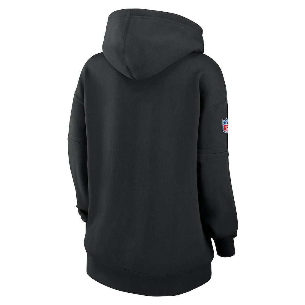Las Vegas Raiders Women's 2024 NFL Crucial Catch Club Pullover Hoodie Black - Nike