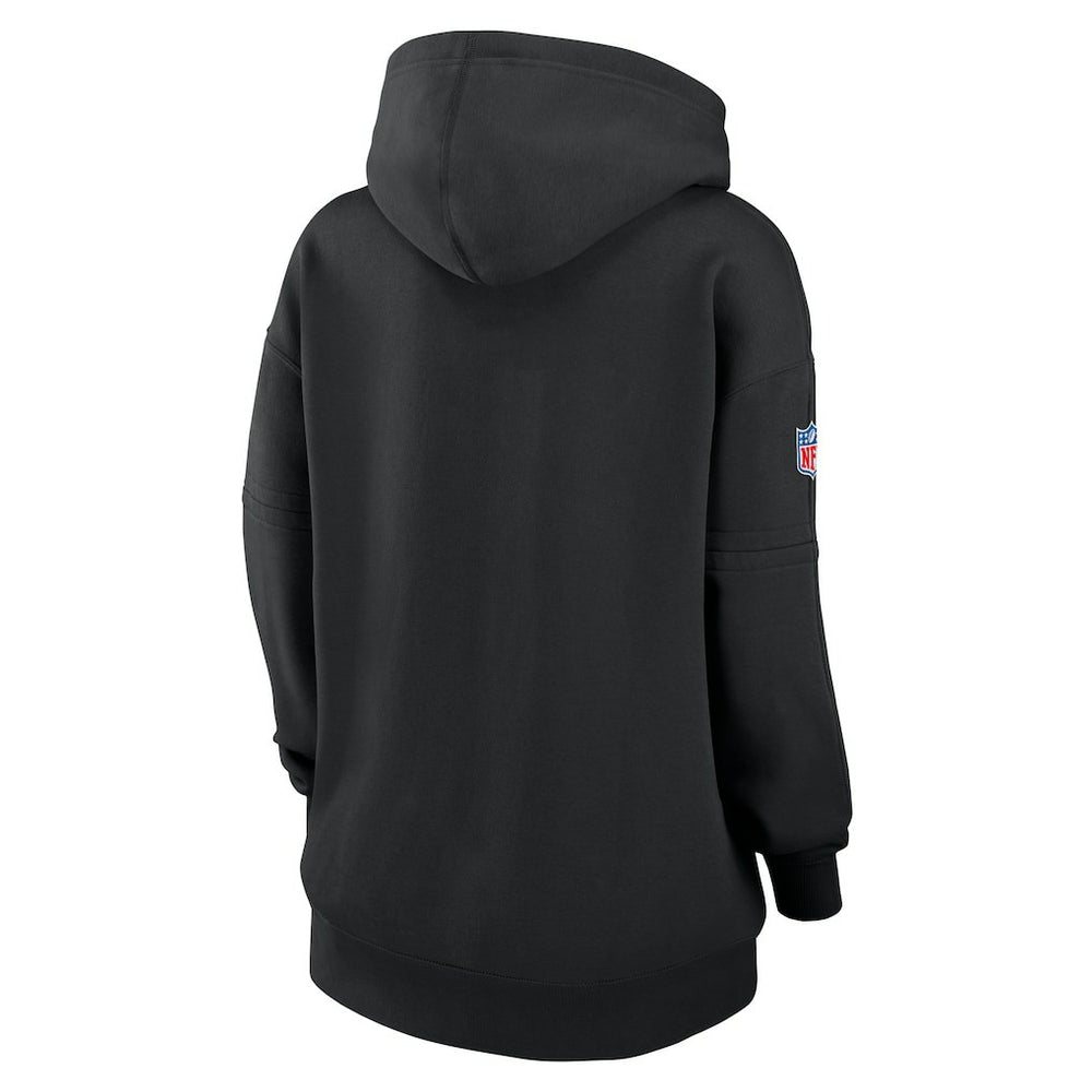 Las Vegas Raiders Women's 2024 NFL Crucial Catch Club Pullover Hoodie Black - Nike