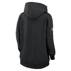 New York Jets Women's 2024 NFL Crucial Catch Club Pullover Hoodie Black - Nike
