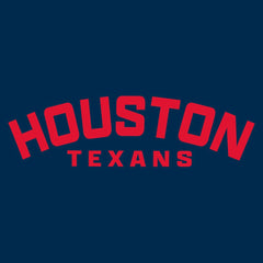 Houston Texans Women's Backup Option Long Sleeve Hoodie T-Shirt Navy/White - Fanatics