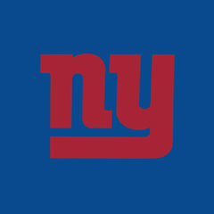 New York Giants Women's Backup Option Long Sleeve Hoodie T-Shirt Royal/White - Fanatics