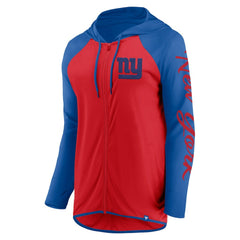 New York Giants Women's Script Full-Zip Hoodie Red/Royal - Fanatics