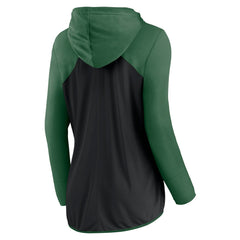 New York Jets Women's Script Full-Zip Hoodie Black/Green - Fanatics