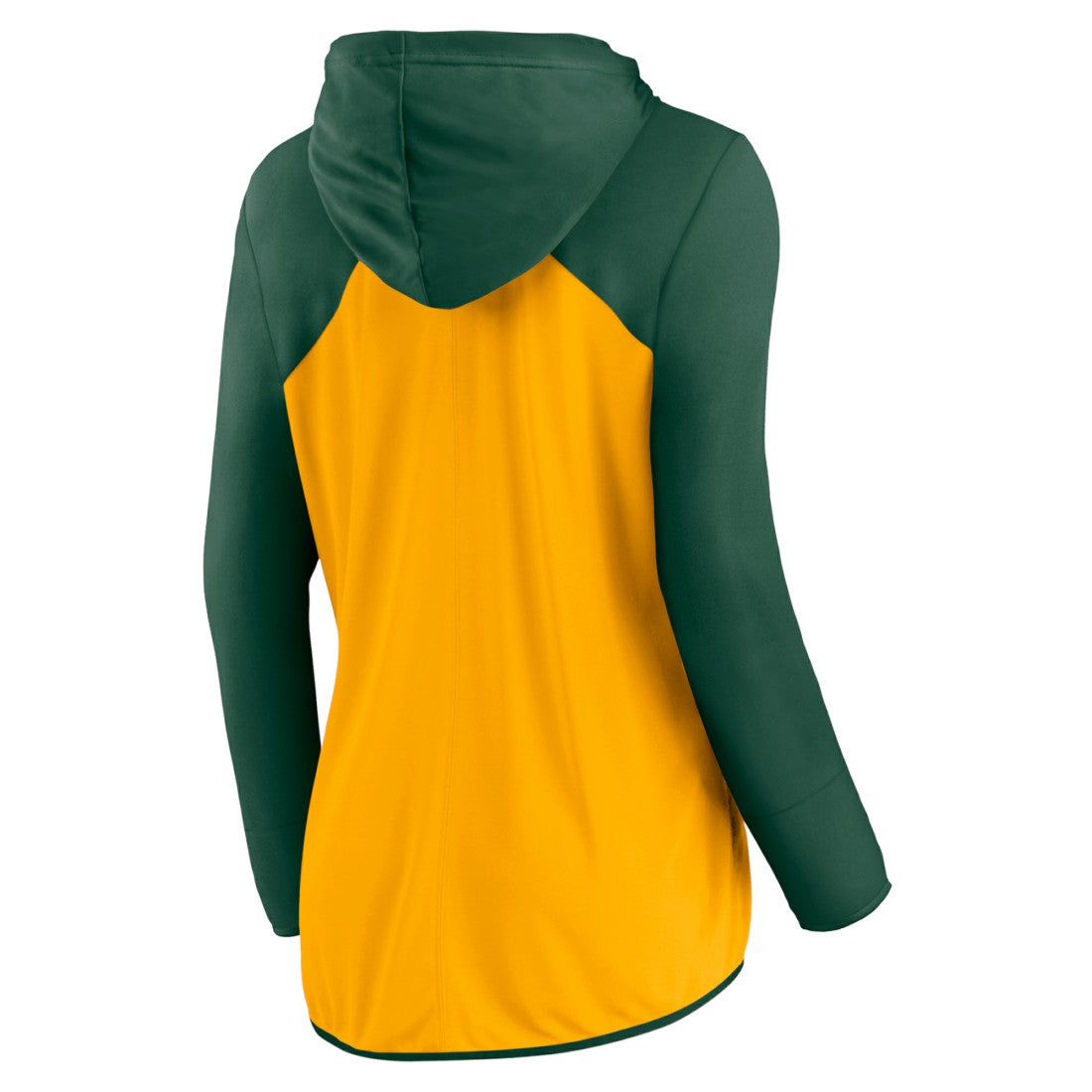 Green Bay Packers Women's Script Full-Zip Hoodie Gold/Green - Fanatics
