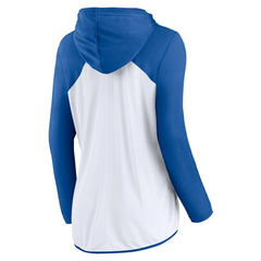 Indianapolis Colts Women's Script Full-Zip Hoodie White/Royal - Fanatics