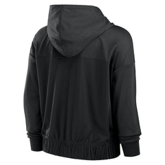 Las Vegas Raiders Women's Script Lock Full-Zip Hoodie Black - Fanatics