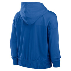 New York Giants Women's Script Lock Full-Zip Hoodie Royal - Fanatics
