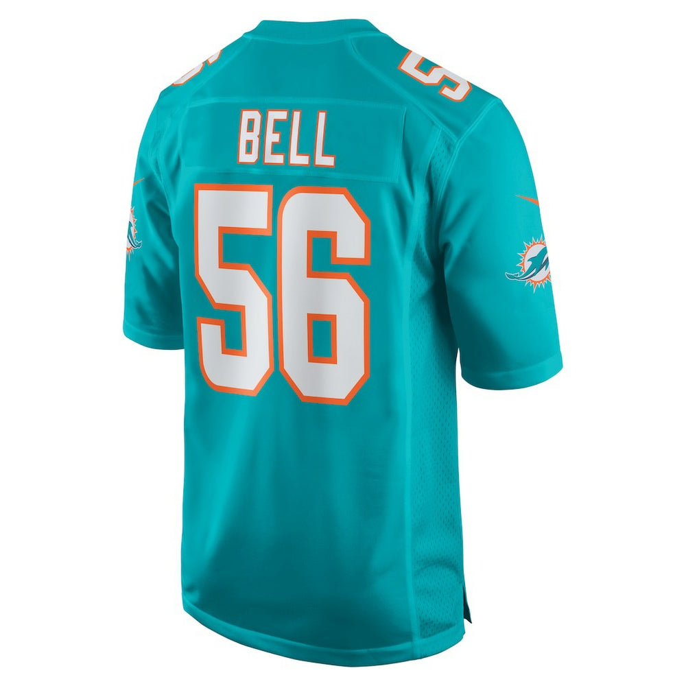 Quinton Bell Miami Dolphins Game Jersey Aqua - Nike