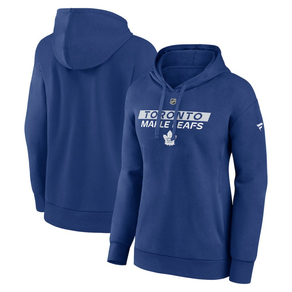 Toronto Maple Leafs - Fanatics Women's Authentic Pro Core Primary Fleece Pullover Hoodie Blue