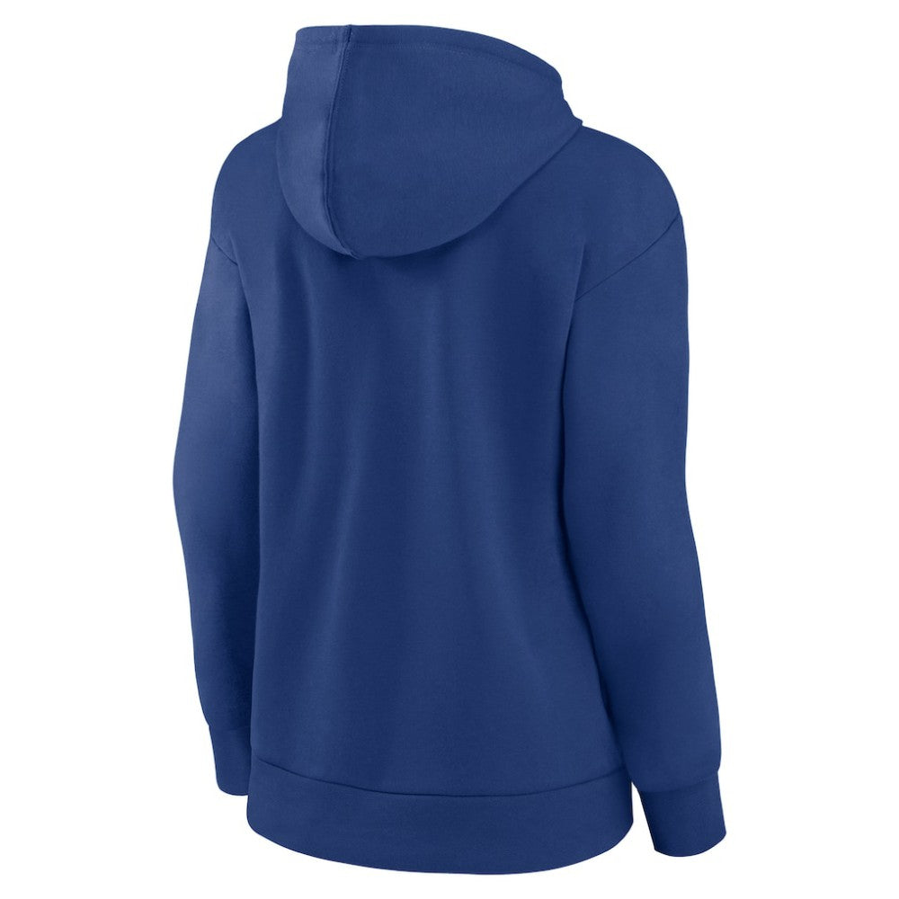 Vancouver Canucks - Fanatics Women's Authentic Pro Core Primary Fleece Pullover Hoodie Blue