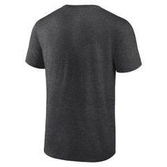 Edmonton Oilers - Fanatics Authentic Pro Core Primary T-Shirt Heather Charcoal