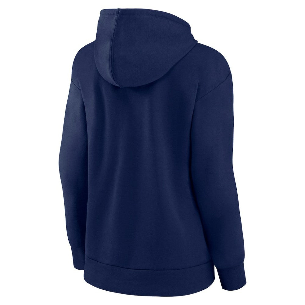 New York Rangers Fanatics Women's Authentic Pro Core Secondary Fleece Pullover Hoodie Navy